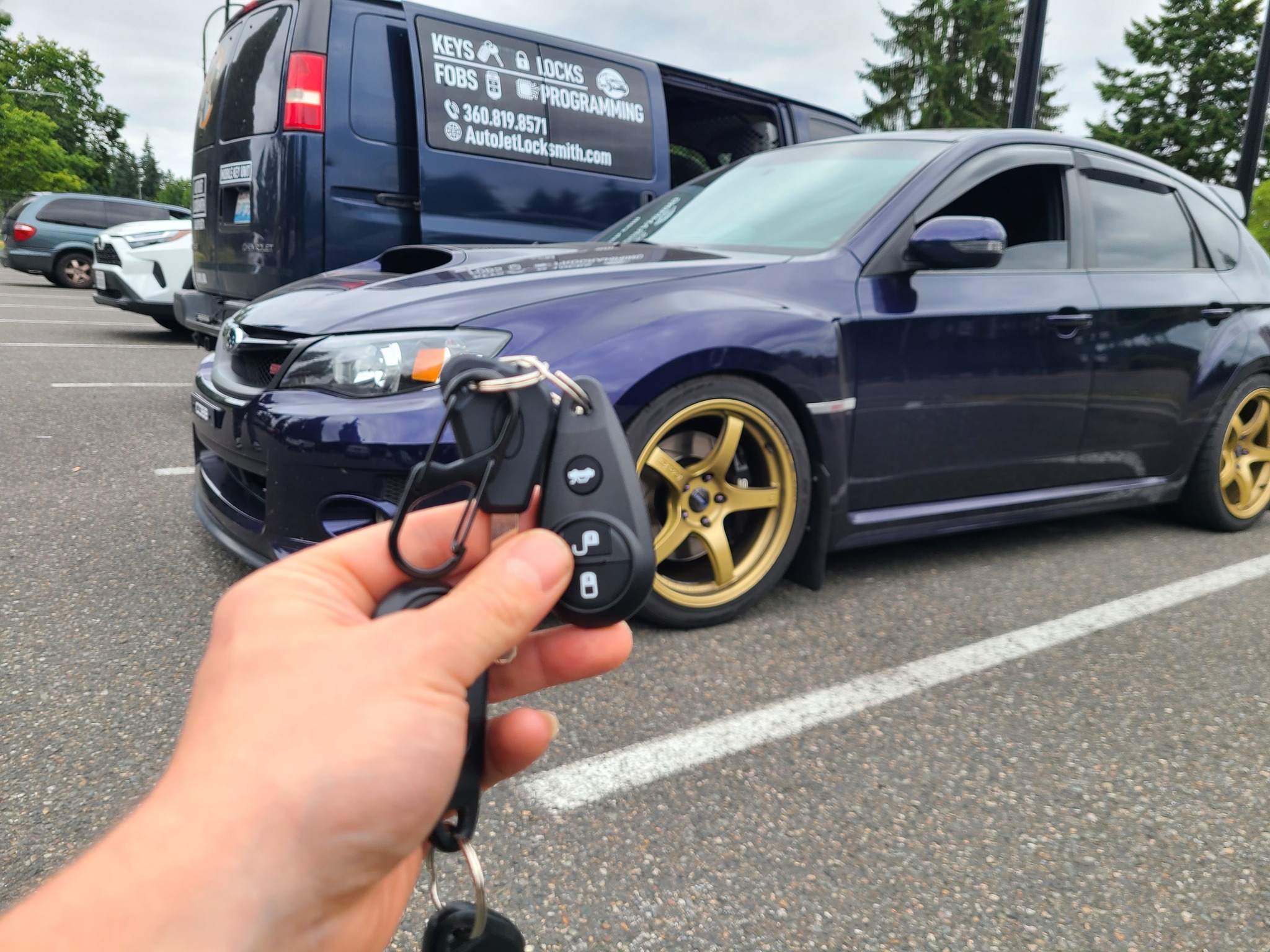 Spare Remote + Chip Key 2013 Subaru Impreza STI